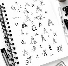 hand lettering capital letters how to