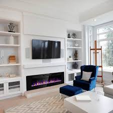 60 In Fireplace Electric Recessed Wall