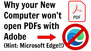 fixing the microsoft edge pdf problem