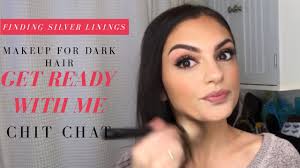 =) keep it simple though, because you want to let your dark features show through. Everyday Makeup For Dark Hair Youtube