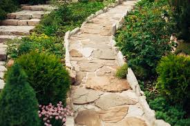 how to lay a flagstone walkway