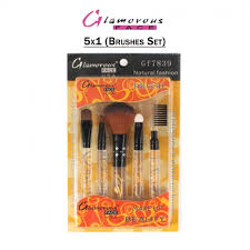 stylish glamorous face brush set 5 in 1