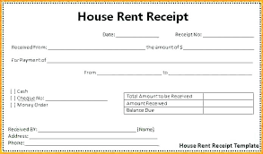 Receipt Format Rent Formats Template Word Fee School Fees Doc More