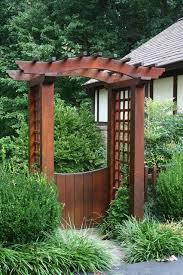 Garden Gate With Pergola Contemporary