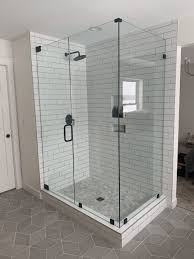 frameless shower doors glass and