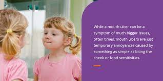 ulcers in a child s mouth