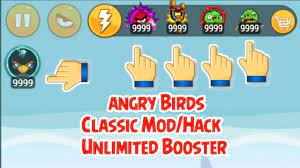 Angry Birds Classic Mod/Hack Unlimited Booster - YouTube
