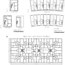 a c floor plan distributions of each of