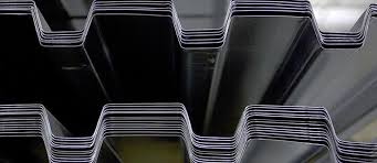 corrugated metal floor decking panels