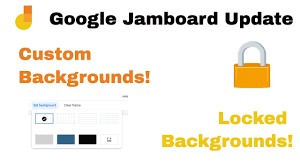 Goo.gl/wbewih sign up for updates from google for education: How To Create Change And Lock Background Images In Google Jamboard New Google Jamboard Update Youtube