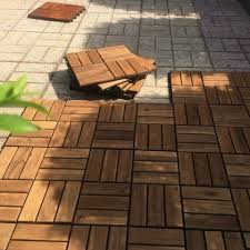 brown wooden decking tiles at rs 290