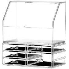 cq acrylic cosmetic display cases with