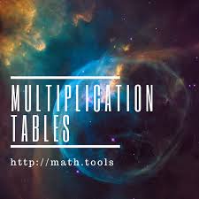 multiplication tables 1 100
