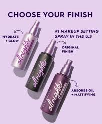 nighter ultra glow makeup setting spray