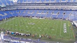 M T Bank Stadium Section 523 Home Of Baltimore Ravens