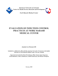 Pdf Evaluation Of Infection Control Practices At Nork