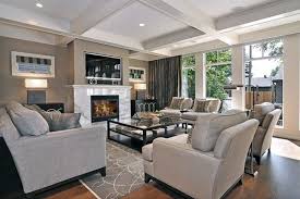 It consists of 1 sofa and two flanking armchairs all oriented toward a tv. Living Room Layouts And Furniture Arrangement Tips