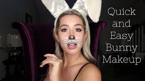 quick and easy bunny makeup you