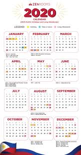 You just need to take 9 days leave to get 13 long weekends. 2020 Holiday Calendar Philippines Travel Guide With Tips And Tricks