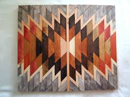 You can cut it, carve it, shape it, and glue it. Diy Native American Wooden Kilim Wall Art Reality Daydream