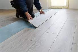 laminate flooring with attached