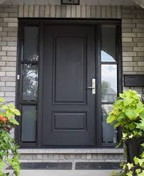 Stained Fiberglass Entry Doors