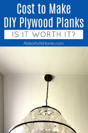 diy plywood plank ceiling faux