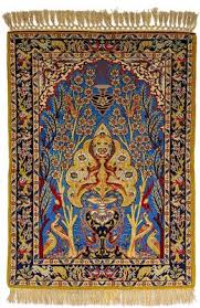 isfahan tree of life rug 1900s set of