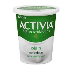 activia probiotic yogurt plain