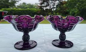 Rare 1920 S Dugan Glass Amethyst Glass