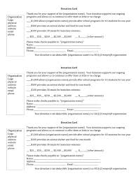 Pin Fundraising Donation Pledge Form Template On Card Templates
