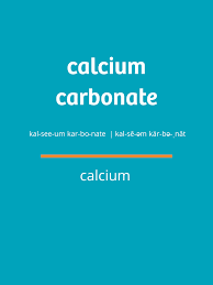what is calcium carbonate formula sense