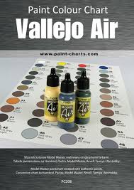 Paint Colour Chart Vallejo Air 20mm