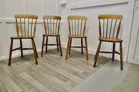 antique dining chairs in beech and elm
