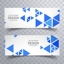 triangle banner free vectors psds