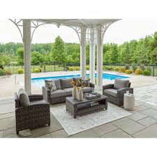 Oasis Court Outdoor Sofa Chairs Table