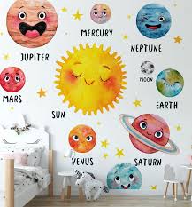 Solar System Planets Wall Decal