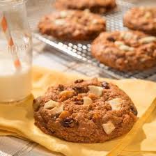The method for this carrot cake recipe could not be simpler! White Chocolate Chunk Carrot Cake Cookies Carrot Cake Cookies Cake Cookies Cake Mix Muffins