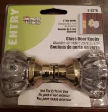 Crystal Glass Door Knob Replacement E