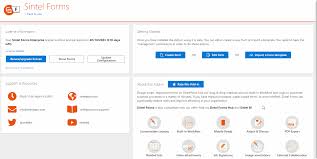 import a form template sintel apps