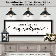 Sign Farmhouse Home Decor