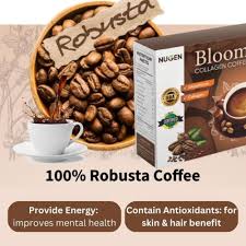 10 50pcs nugen bloom collagen coffee