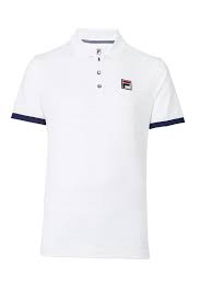 Heritage Mens Tennis Striped Polo Shirt