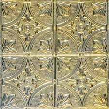 tin ceiling tiles in gold nugget
