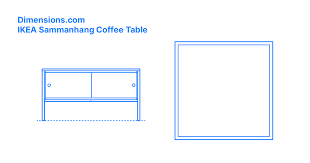 Free coffee table dimensions 64l x 42w x 30h. Ikea Sammanhang Coffee Table Dimensions Drawings Dimensions Com