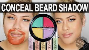 how to conceal cover beard shadow for