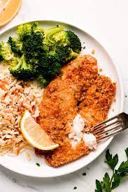 baked parmesan crusted tilapia