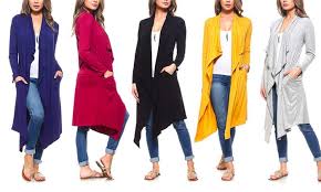 Up To 55 Off On Isaac Liev Womens Cardigan Groupon Goods