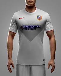 The logo that used to have a green tree with red fruits now changes into a green tree only with the more soft design. The Atletico De Madrid 14 15 Away Jersey Atletico Madrid Sports Shirts Polo T Shirts