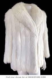 Saga Arctic Fox Fur Coat Real Vintage